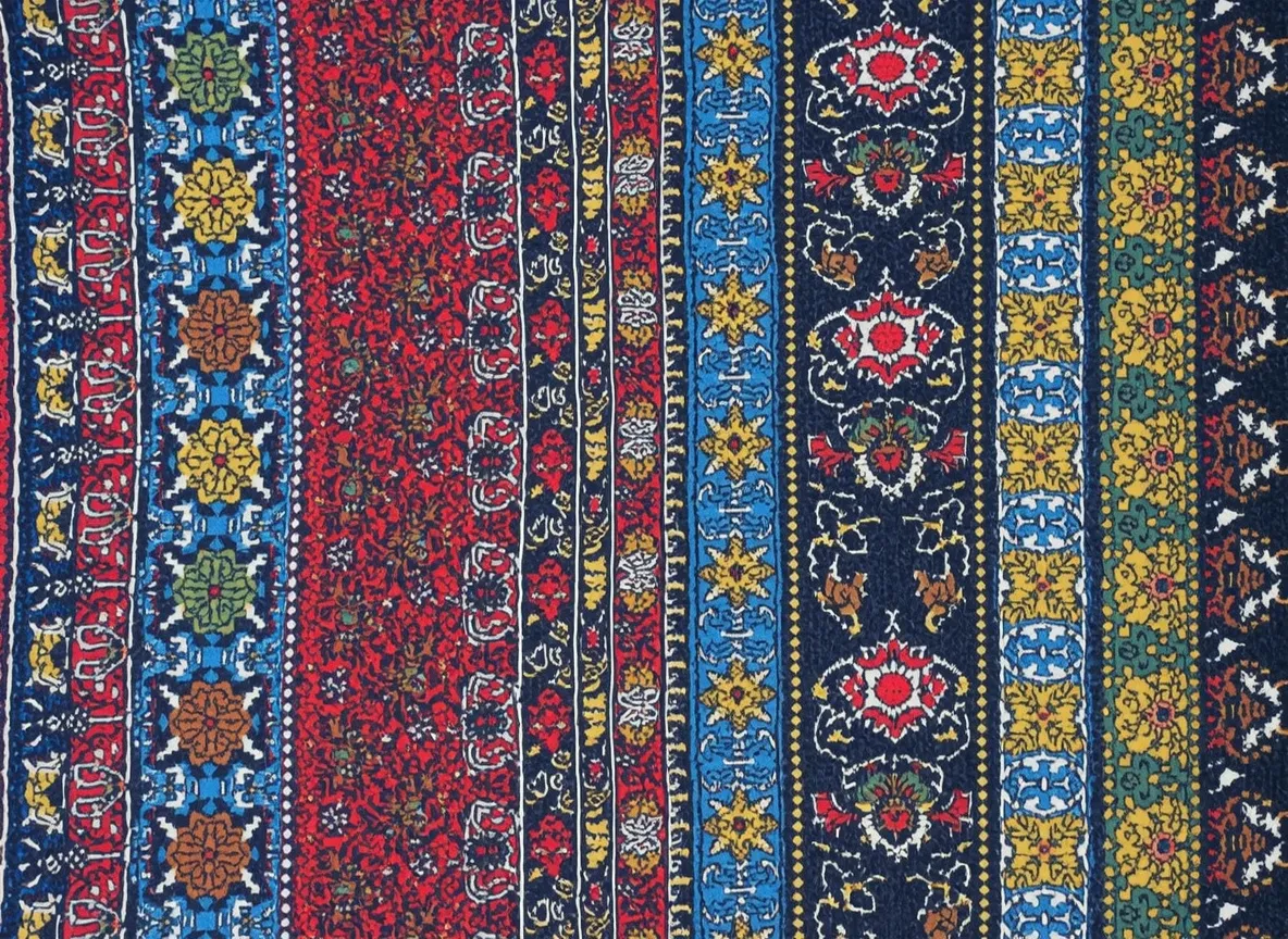Artisan handcrafting a scarf using traditional techniques